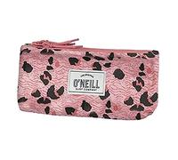 Senfort O'Neill Leopard Porte-manteau double fermeture Éclair pour fille Rose 10 x 21 x 6 cm
