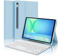 SENGBIRCH Coque Clavier pour Samsung Galaxy Tab S10 Lite 10.9 Pouces 2025 - AZERTY Français Clavier Détachable sans Fil Bluetooth, Étui pour Samsung Galaxy Tab S10 Lite AI Tablet, Bleu