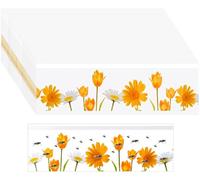 sengcengs Lot de 30 pièges à mouches pour fenêtre - Piège à mouches pour intérieur - Papier adhésif tulipe attrape-mouches pour la maison