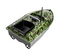 Sengfwin Bateau Télécommandé Amorceur Peche Carpe d'Appât sans Fil Pêche Bateau d'Amorce 500 M Double Moteurs Croisière Automatique Double Moteur, Grand Capacité 1.5 KG, Camouflage