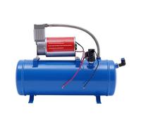 Sengfwin Compresseur d'air Professionnel Compresseur de Trompette avec réservoir de 6 litres Kit de Trompette DC 12 V Compresseur d'air Compact pour pneus klaxon à air