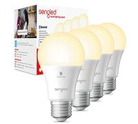 Sengled Ampoule Connectée Alexa, Smart Bulb, Ampoule Led E27 Compatible Bluetooth, Ampoule Intelligente Echo Dot, Contrôle à Distance Commande Vocale Dimmable, Blanc Chaud 2700k, 60W 806LM, Pack de 4