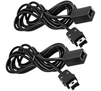 SENHAI Câble D'extension Compatibilité avec Nintendo NES Classic Mini Manette de Jeu, Lot de 2 10 Pied / 3m Câble Allongé Extensible pour Wii Remote et WII Nunchuck Joystick