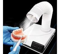 SenhE Aspirateur De Meulage Oral, Aspirateur Portable Puissant à LED, Collecteur de Poussière pour Établi de Polissage Dentaire pour Laboratoire Dentaire