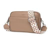 SenhE Crossbody Bag for Women, Genuine Leather Women's Cross body Camera Bags Handbag with Adjustable Wide Strap, Over Shoulder Bag for Ladies Girls Travel Shopping Work Daily Use