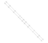 SENHE Lot de 2 bandes de rétroéclairage LED pour TCL 40S6500FS 40S6500 40F6F 40L2F 40D6 10X2 40HR330M10A0 V4 4C-LB4010-HR01J