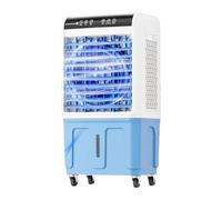 SenhE Rafraîchisseur d'air évaporatif, Poignée latérale 120° Angle 3 Vitesses 10m Portée d'air, Roues Mobiles Grand Réservoir, pour Domicile Commerce