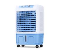 SenhE Rafraîchisseur d'air évaporatif, Poignée latérale 120° Angle 3 Vitesses 10m Portée d'air, Roues Mobiles Grand Réservoir, pour Domicile Commerce