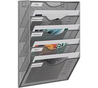 Senhoglb Porte-documents mural A4 à 5 compartiments, Argent, Offre spéciale Nouvel An, Idées cadeaux phares