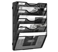 Senhoglb Porte-documents mural assemblé en maille A4 à 5 niveaux - Noir, Promotion du Nouvel An, Meilleures idées cadeaux