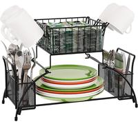 Senhoglb TQVAI Organisateur à 2 niveaux pour assiettes, Vente de Nouvel An, Idées cadeaux phares