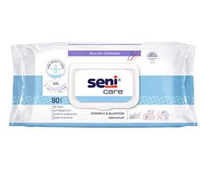 Seni Care Lot de 80 lingettes humides avec fermeture à clic