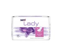 Seni | Lady Super | Protections urinaires pour femmes actives | Incontinence légère à modérée | Ultra discrètes | Absorption rapide | Anti-fuites & contrôle des odeurs | Sans latex | 15 pièces