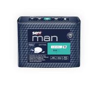Seni | Man Extra Plus Level 3 | Protections pour homme incontinence légère à modérée | Haute absorption | Discret & anti-odeur | Sans latex | 15 pièces