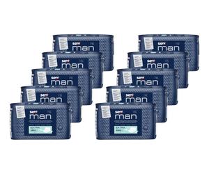 Seni Man Extra Protections anatomiques pour hommes Coquilles Carton (10 x 15 pièces)