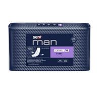 SENI - Protège Slip Seni Man Super- Absorption Level 5 - Protection Fuite Urinaire - Incontinence - Protège Slip Homme - Anti Odeur - Ultra Doux - 9x15 Protèges Slip