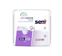 SENI - Slips Absorbants Seni Active Plus XXL - Absorption Level 7 - Protection Fuite Urinaire - Incontinence - Couche Adulte - Anti Odeur - Ultra Doux - 8x10 Slips