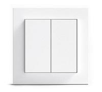 Senic GIRA + Friends of Hue Smart Switch | Compatible Philips Hue (Pas de Piles, Pas de Charge) | Interrupteur et variateur d'intensité Homekit sans Fil | Fabriqué en Allemagne | Gira Blanc Mat