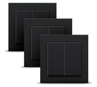 Senic Gira Interrupteur d'éclairage Polycarbonate (PC) Noir