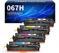 Senior-067 067H Toner Cartouche De Compatible Pour Canon 067 067H Toner Pour Canon I-Sensys Mf657Cdw Pour I-Sensys Mf655Cdw Mf651Cw Lbp631Cw Lbp633Cdw(4 Pack)[L1130]
