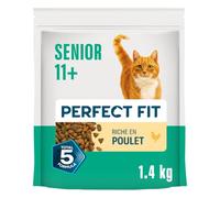 Senior 11+ Croquettes pour Chat 5 x 1,4 kg Poulet (Pack de 5)