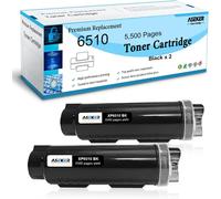 Senior-2 Noir Compatible Cartouche De Toner Pour Xerox Phaser 6510 6510Dn 6510Dni 6510Dnm 6510N Workcentre 6515 6515Dn 6515Dni 6515Dnm 6515N Imprimante Haut Rendement 5500 Pages[L522]