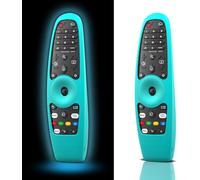 Senior-2 Pack Lg Glow In The Dark Tv Remote Case Cover For Lg Smart Tv Remote Control An-Mr650 An-Mr600 An-Mr18Ba An-Mr20Ba An-Mr19Ba (Luminous Blue)[L682]