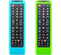 Senior-2 Pack Replacement Light Case Cover For Samsung Tv Remote Control Universal Silicone Sleeve With Cord Glow In The Dark[L1847]
