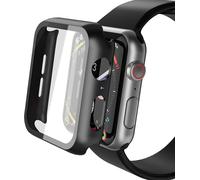 Senior-[2 Pack] Ultra Thin Screen Protector Compatible With Apple Watch Series 6/Se/Series 5/Series 4 40mm Pc All Around Protective Case For Iwatch 40mm (2 Black)[L985]