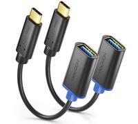 Senior-2 Pièces Adaptateur Usb C Vers Usb A - Type C Vers Usb 3.0 Otg - Câble Compatible Avec Iphone 16 Pro /15 Pro , Ipad Pro, Macbook Pro/Air, Galaxy S25/S24/S23, Ordinateur, Notebook[L1225]