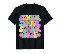 Senior 2025 Retro Class of 2025 Seniors Graduation 25 Hippie T-Shirt