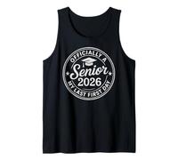 Senior 2026 - Badge Officiel My Last First Day Débardeur