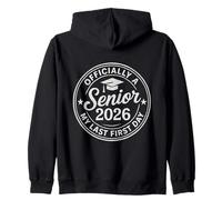 Senior 2026 - Badge Officiel My Last First Day Sweat à Capuche