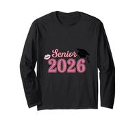 Senior 2026 Design Typographie Kiss and Cap Manche Longue