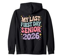 Senior 2026 Mon dernier Jour d'école Groovy Sweat à Capuche