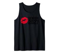 Senior 2027 Kiss My Class Goodbye Class of 2027 Grad 2 Faces Débardeur