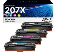 Senior-207X Cartouche De Toner Remplacement Pour 207 207A 207X W2210X W2211X W2212X W2213X Pour Color Laserjet Pro Mfp M283Fdw M255Dw M255Nw M283Fdn M282Nw (4 Pack)[L1494]