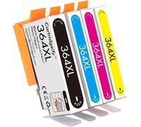 Senior-364Xl 4 Pack Cartouches D'Encre Remplacement Pour 364 364Xl, Pour Photosmart 5520 5510 7520 5524, Deskjet 3520 3522 3524, Officejet 4622 5510 5520 5524 6520 5515 7520[L1227]