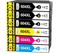 Senior-604Xl Cartouches D'Encre Compatibles Avec 604 Xl 604Xl Pour Expression Home Xp 2205 Xp 4200 Xp 3200 Xp 3205 Xp 2200 Xp 4205 Workforce Wf 2935 2930 2910 2950Dwf (6 Pack)[L744]