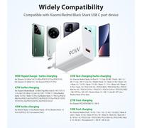 Senior-90w Chargeur Rapide Avec Câble Usb C 2m Pour Xiaomi 14 13 Ultra Poco X7 Pro F6 X4 5g, 67w 45w Chargeur Turbo Pour Note 13 14 Pro 5g 14t 13t Poco Pad M6 Mi 10t Lite[L537]