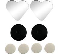 Senior-Auxiliary Car Accessories, Cute Heart Mirror, Car Mirror Pair, Blind Mirror, Rearview Mirror Car, Car Mirrors For Suvs, Truck Rearview Mirror, Side Car Mirrors, Blind Car, Mirror For Truck[L107