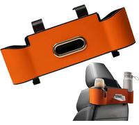 Senior-Back Seat Car Organizer, Multifunctional Car Seat Storage, Car Cup Holder Organizer, Orange Car Seat Organizer, Car Interior Accessories, Truck Seat Storage Box, Car Storage Organizer, For[L80]
