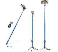 Senior-Bâton De Selfie Bluetooth Extra-Long Extensible 3 Meters Support De Téléphone Monopod Télécommande Sans Fil À Obturateur Pour La Photographie[L1994]