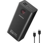 Senior-Batterie Externe 27 000 Mah Pour Ordinateur Portable Avec Usb C 65 W, Charge Rapide, Batterie Externe Pour Iphone 15/14, Ipad, Macbook Pro, Samsung, Steam Deck, Dell Xps[L513]