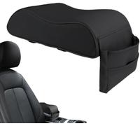 Senior-Black Car Center Console Armrest Cushion Waterproof Soft Arm Rest Protector With Built-In Tissue Box Cover Car Interior Accessories For Trucks & Suvs Comfortable Auto Armrest Pad[L922]