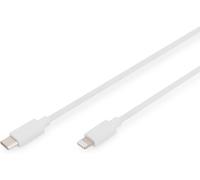 Senior-Câble De Recharge Usb 2.0 - 1.0 M - Usb C (Mâle) À Lightning (Mâle) - 480 Mbit/S - Câble De Connexion - Sous Blister - Blanc[L1507]