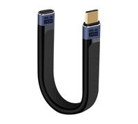 Senior-Câble D'Extension Usb C 40Gbps Court, Pd240W Câble Plat Usb C Mâle Vers Femelle Fpc, Supporte La Sortie Vidéo Uhd 8K@60Hz, Câble Plat Et Flexible Pour Téléphones, Power Bank, Ssd (Mf)[L901]