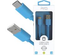 Senior-Câble Iphone/Galaxy/Google - Usb Vers Type-C 3a - 1,5 Mètres - Collection Pop - Bleu[L822]