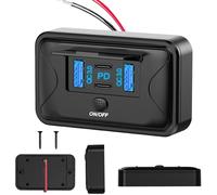 Senior-Car Adapter, Plug Outlet, Fast Charge Car Phone Charger, Quick Rapid Multiport Power Converter, Usb Charging Ports, Ideal For Daily Travel, Mobile Devices, 7-32v[L2568]