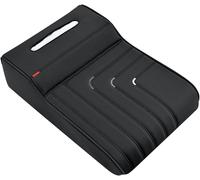 Senior-Car Arm Rest Cushion, Automotive Elbow Rest Pad, Center Arm Rest Cushion, Suv Arm Elbow Pad 34x22x8cm For Car, Vehicles, Outdoor Travel, Interior Decor, Black, Red Color[L2906]